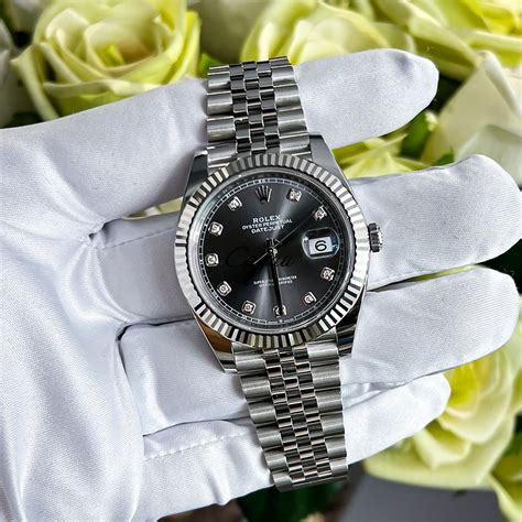 rolex steel and white gold datejust 41|Rolex Datejust 41 oystersteel.